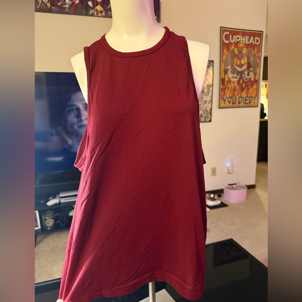 PINK Victoria's Secret Burgundy Tank Top